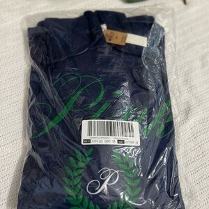NWT PINK Victoria’s Secret Navy Blue and Green Hoodie pullover